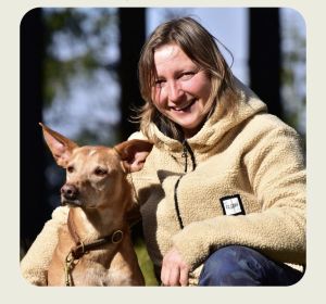 Tatjana Dillenkofer mit Hund